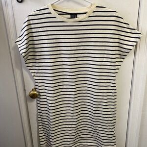 New Icone striped dress, size S  organic cotton